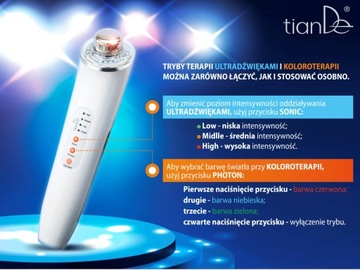 tianDe 3D PHOTONER DO CHROMOTERAPII I SONOTERAPII