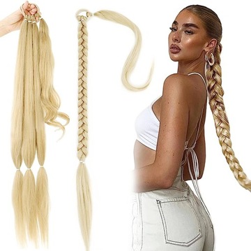 Doczepiany Kucyk Kuc AFROGUMKA warkoczyk ponytail