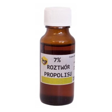 7% Roztwór propolisu PROPOLIS 20g PASIEKA BARĆ