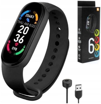 KROKOMIERZ SMARTBAND M6 OPASKA SPORTOWA PULS SMS