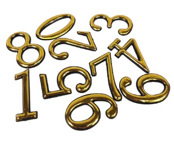 ЦИФРЫ ДЛЯ НУМЕРАЦИИ САМОКЛЕЯЩИХСЯ ДВЕРНЫХ НОМЕРОВ