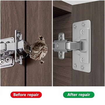 РЕМОНТНАЯ НАКЛАДКА ПЕТЛИ ДЛЯ РЕМОНТА ШКАФА 8x