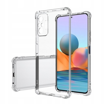 Etui plecki silikonowe Pancerne przezroczyste do Xiaomi Redmi Note 10 Pro