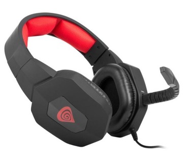 НАУШНИКИ GENESIS ARGON 400 (H59) ИГРОВОЕ РАЗЪЕМ ДЛЯ МИКРОФОНА ПК XBOX PS