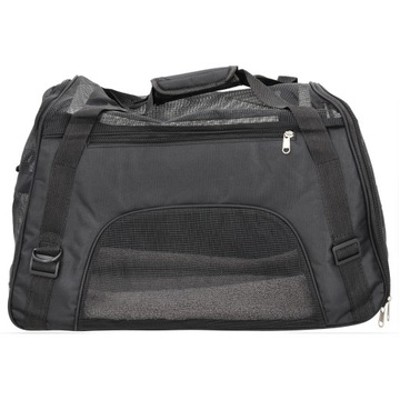 Сумка для переносчика для собачьей кошки с плюшевым ковриком l