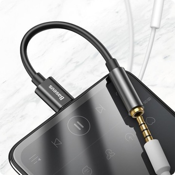 АДАПТЕР BASEUS АУДИОДАПТЕР USB-C TYPE-C — МИНИ-ДЖЕК 3,5 ММ AUX DAC