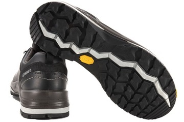 GRISPORT 13507D6G BUTY TREKKINGOWE MĘSKIE MEMBRANA SKÓRA vibram 43 Czarny