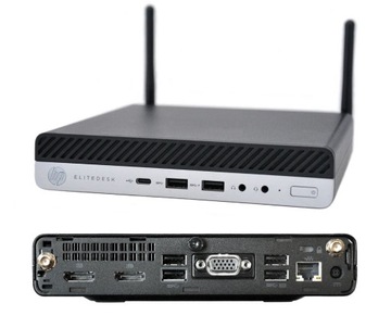 Компьютер HP EliteDesk 800 G5 Mini i5-9500T 16 ГБ 256 ГБ SSD WiFi BT Win11Pro