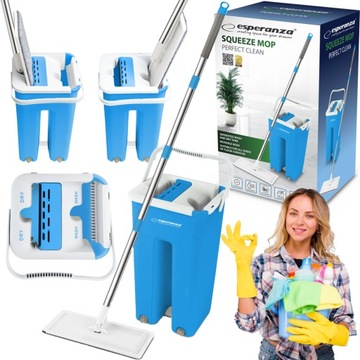 ESPERANZA MOP OBROTOWY PERFECT CLEAN Z WIADREM