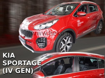 Owiewki szyb prz+tył KIA SPORTAGE IV QL 2016-2021