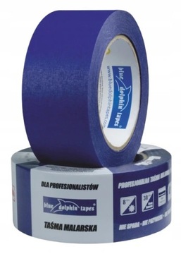 TAŚMA MALARSKA BLUE DOLPHIN NIEBIESKA 38mm x 50m
