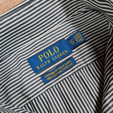 POLO RALPH LAUREN Koszula w Paski Męska Logo r. M