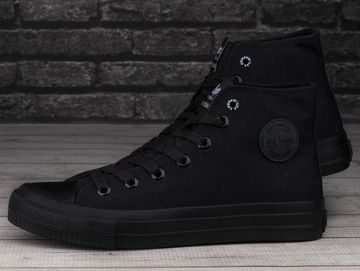 Buty, trampki wysokie męskie Lee Cooper Black