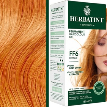 Farba do włosów Herbatint FF6 Pomarańczowy 150