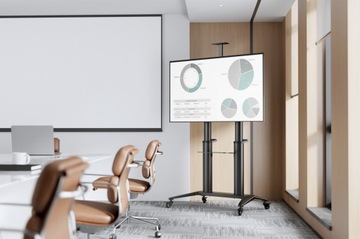 Одинарная мобильная стойка с полкой и,.''.,.