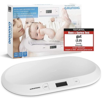 WAGA CYFROWA DLA NIEMOWLĄT GRUNDIG LCD DO 20 KG