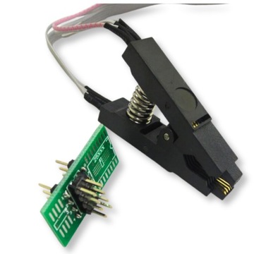 Klips programatora adapter do odczytu SO8 SOP8 SOIC8 DIP8 podstawka z taśmą