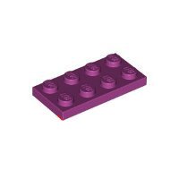 Lego Płytka 2x4 Magenta 1szt. 3020 6037658 New