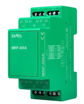 Комплект измерения энергии SUPLA 400A монитор MEW-01MRP + модуль MRP-400 ZAMEL