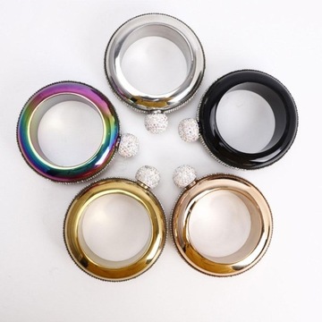 Кувшин-браслет-колба Портативная круглая колба Бутылка алкоголя