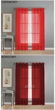 ШТОРА ВУАЛЬ ГОТОВАЯ ШТОРА 145х250 ЦВЕТА