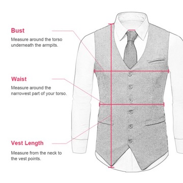 Men's Suit Vest Herringbone Slim Fit Single Breast