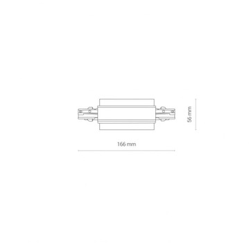 PODTYNKOWE - CTLS REC POWER STRAIGHT CONNECTOR
