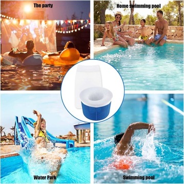 сетчатые фильтр-мешки для скиммера бассейна, фильтр-носки 30 шт.