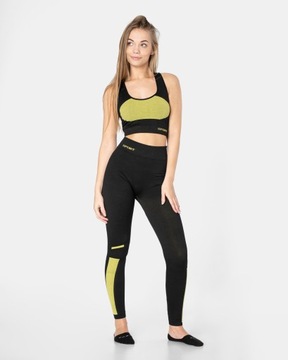 Komplet Sportowy Dres Koszulka Leginsy 9090-5 L/XL