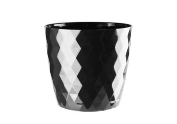 Doniczka Cristal 14 cm czarna