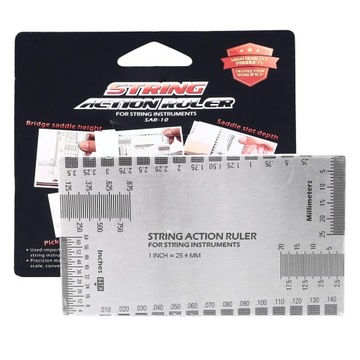 Измеритель действия струны Многофункциональная линейка для