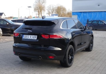 Jaguar F-Pace SUV 3.0 TDV6 300KM 2016 Jaguar F-Pace 3.0D 300KM Automat Led Skora Navi Bezwypadkowy Zarejestrowany, zdjęcie 9