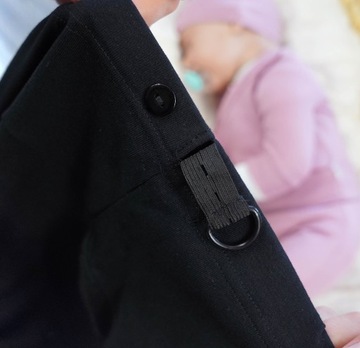 ЧЕРНЫЕ ЛЕГГИНГИ ДЛЯ МАТЕРИАЛОВ, XXL, с ПАНЕЛЬЮ, непрозрачные леггинсы без давления