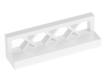 LEGO Płotek siatkowy 1x4x1 3633 biały - 2 szt.