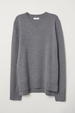H&M HM Cienki sweter kaszmirowy damski modny stylowy miękki miły 38 M