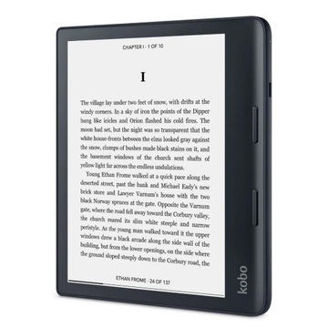 Электронная книга Kobo Sage — 8 дюймов — 32 ГБ — Wi-Fi — Bluetooth — черный