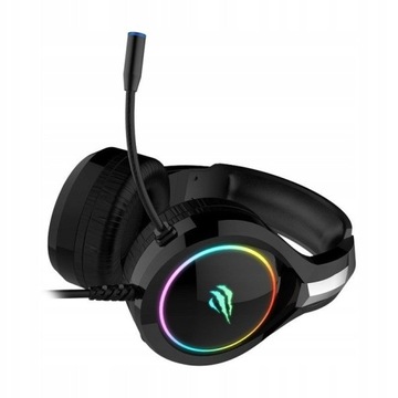 RGB ИГРОВЫЕ НАУШНИКИ КОМПЬЮТЕРНЫЕ USB ДЛЯ ДЕТСКОГО ГЕЙМЕРА УДОБНЫЙ микрофон