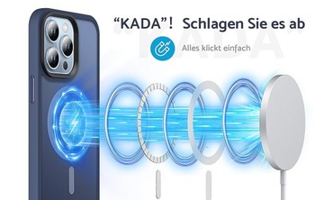 ЗАДНЯЯ ЧАСТЬ для Apple iPhone 13 Pro С чехлом MagSafe СИНАЯ