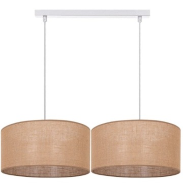 BOHO LAMPA WISZĄCA SUFITOWA ABAŻUR JUTOWA JUTA