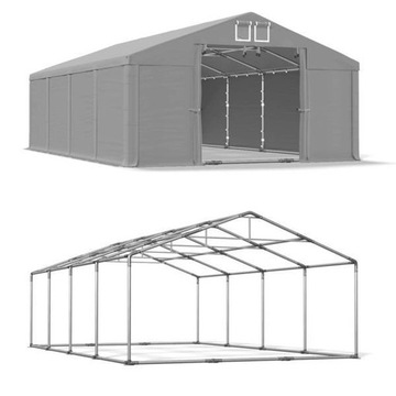 Namioty Przemysłowe 4x8m Budowlane DAS 560 SP