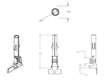 Разъемы MLX 02081002 /10 шт/