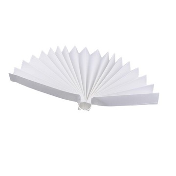 Papierowy wachlarz składany w różnych rozmiarach Białe upominki weselne i imprezowe 60 cm