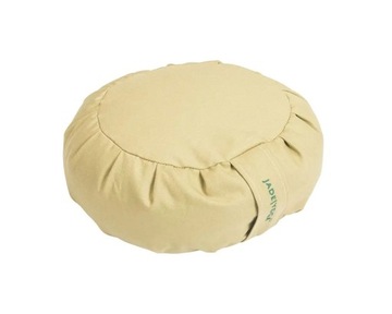 Jade Yoga Poduszka do Jogi Medytacji zafu 38x13 cm Piaskowy