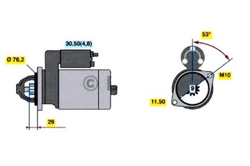 BOSCH STARTÉR BMW 3