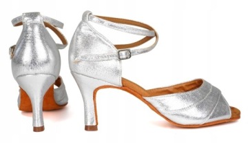 БЛЕСТЯЩИЕ ТАНЦЕВАЛЬНЫЕ ТУФЛИ ДЛЯ ЛАТИНО 7см