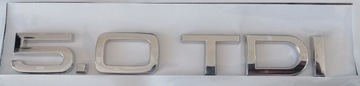 EMBLEMAT ZNACZEK AUDI 5.0TDI TYŁ KLAPĘ VW Touareg