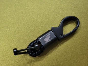 Плетеный брелок Honda Черный