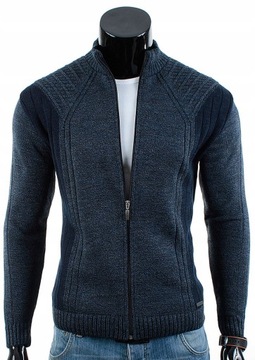 SWETER Rozpinany ZAMEK N58 Granat__L_PRODUKT_PL