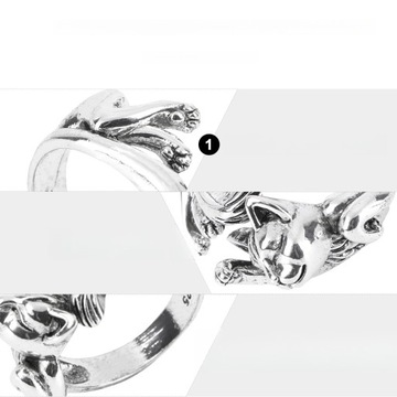 ВИНТАЖНОЕ ЖЕНСКОЕ ОТКРЫТОЕ КОЛЬЦО НА ПАЛЕЦ, МОДНОЕ СЕРЕБРО