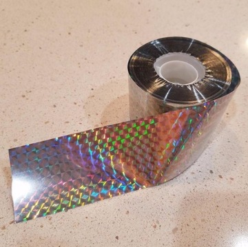 Лента отпугивающая птиц, скворцов, голубей, ворон, 50 м